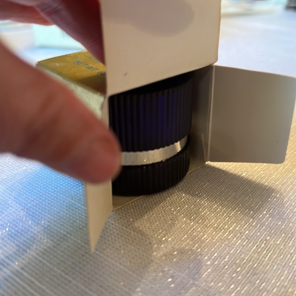 Avon Blue vintage cream sachet glass container Moonwind - Picture 13 of 13